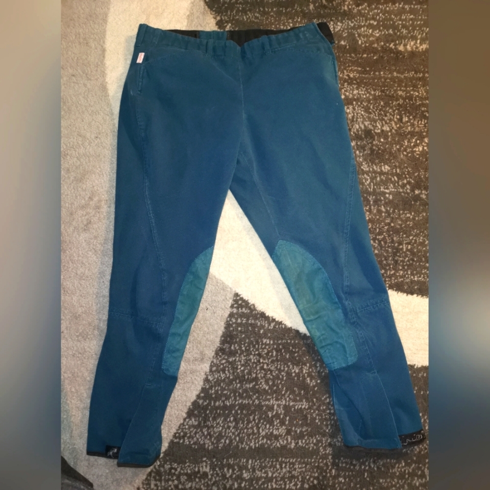 Teal Tailored Sportsman breeches